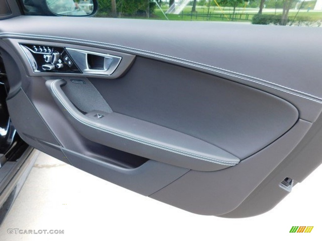 2015 F-TYPE R Coupe - Ultimate Black Metallic / Jet photo #15