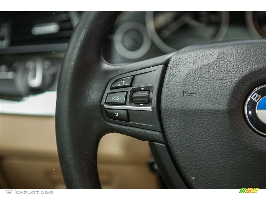 2013 5 Series 528i Sedan - Imperial Blue Metallic / Venetian Beige photo #17