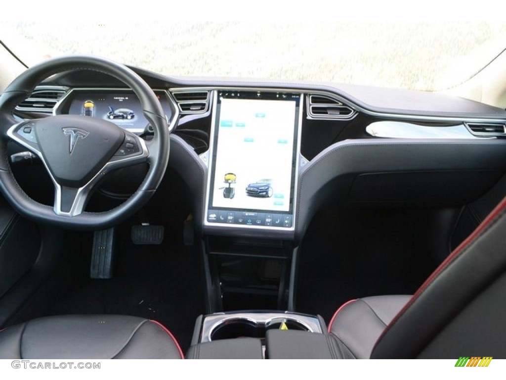 2014 Model S  - Blue Metallic / Black photo #12