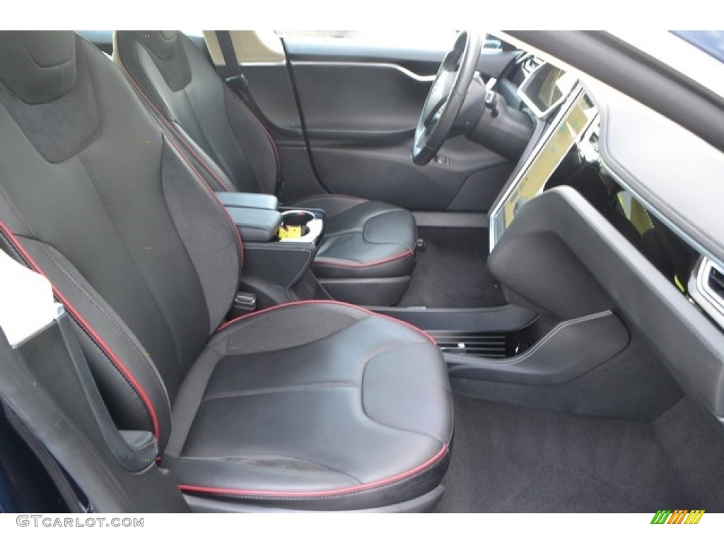 2014 Model S  - Blue Metallic / Black photo #16