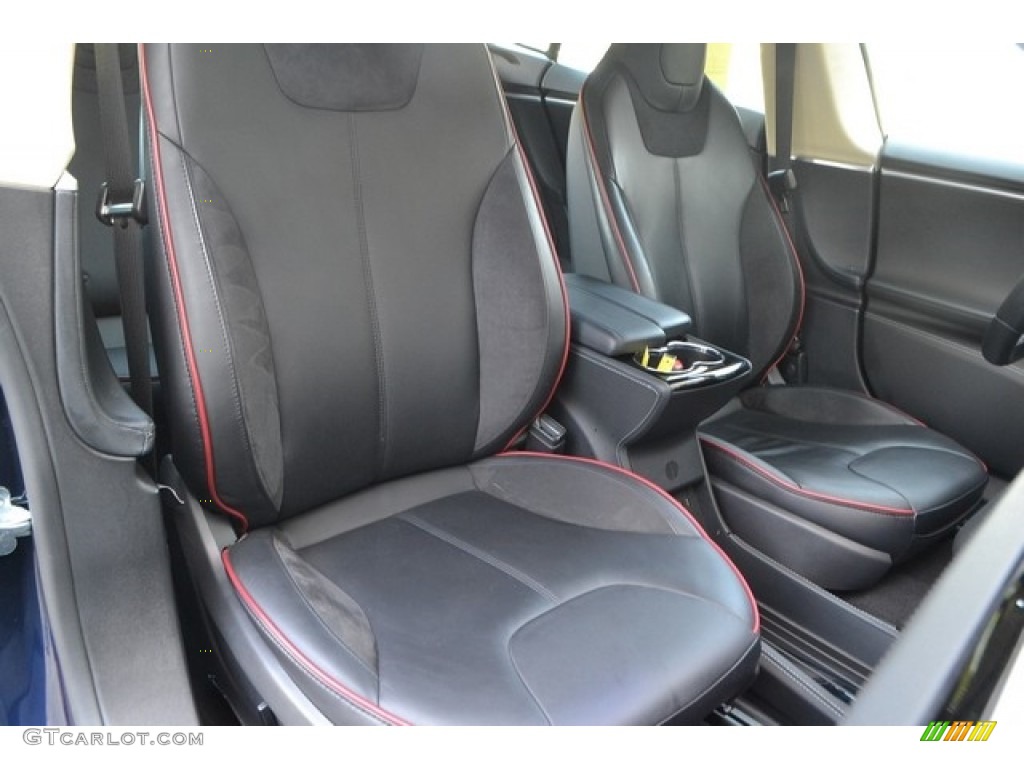 2014 Model S  - Blue Metallic / Black photo #17