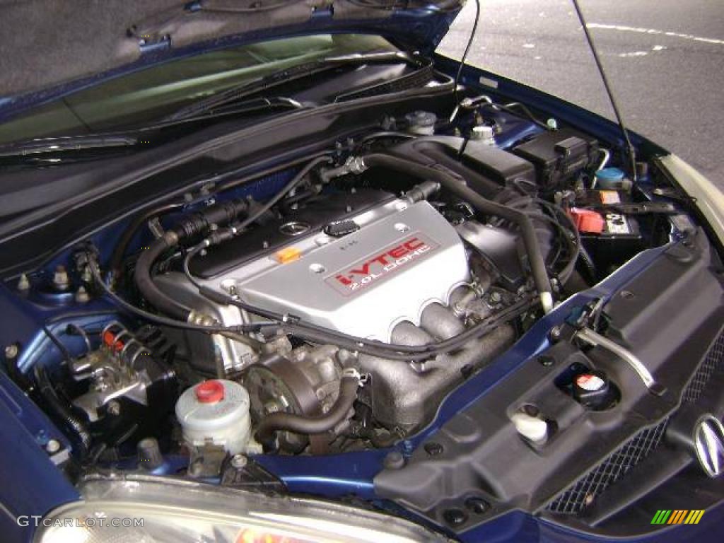 2004 RSX Type S Sports Coupe - Arctic Blue Pearl / Ebony photo #30