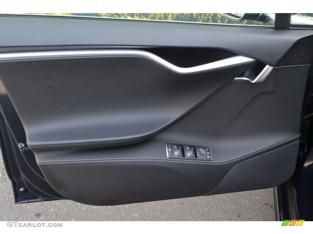 2014 Tesla Model S Standard Model S Model Black Door Panel Photo #113288119
