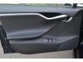 Black 2014 Tesla Model S Standard Model S Model Door Panel