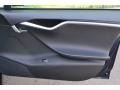 2014 Tesla Model S Black Interior Door Panel Photo