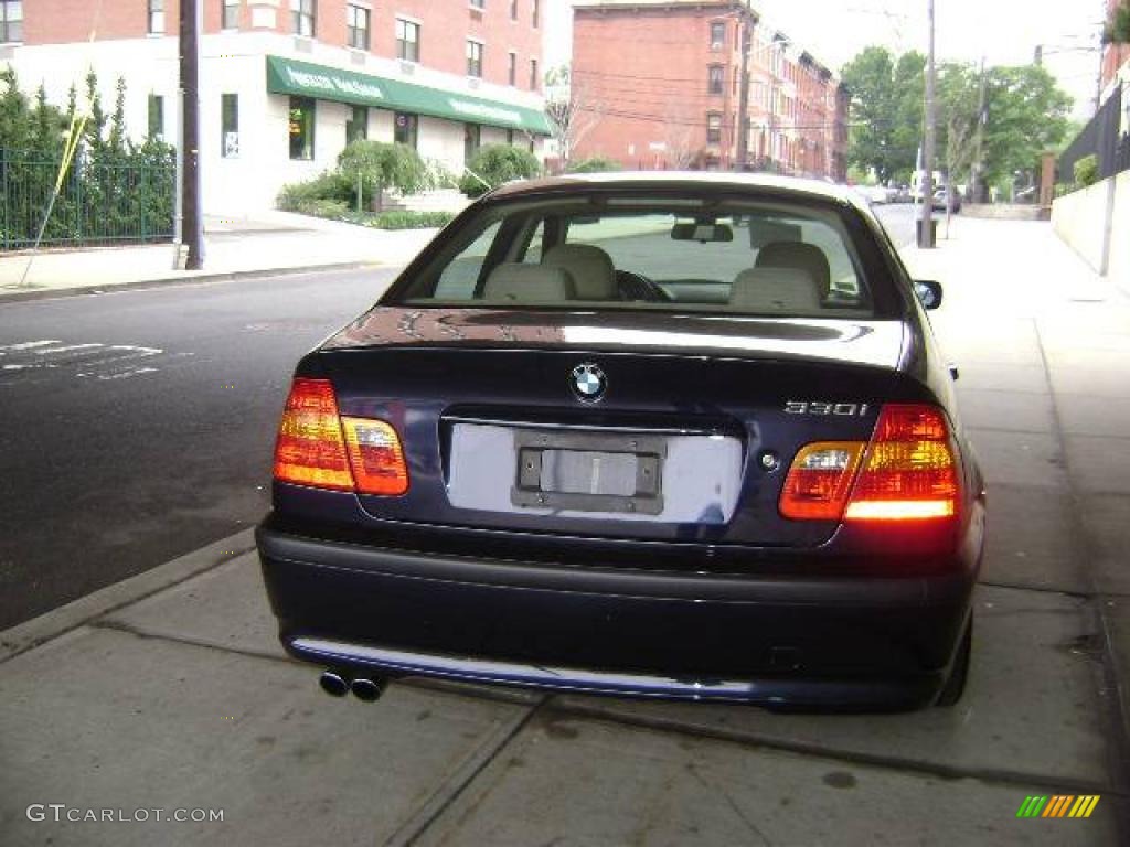 2003 3 Series 330i Sedan - Orient Blue Metallic / Sand photo #5