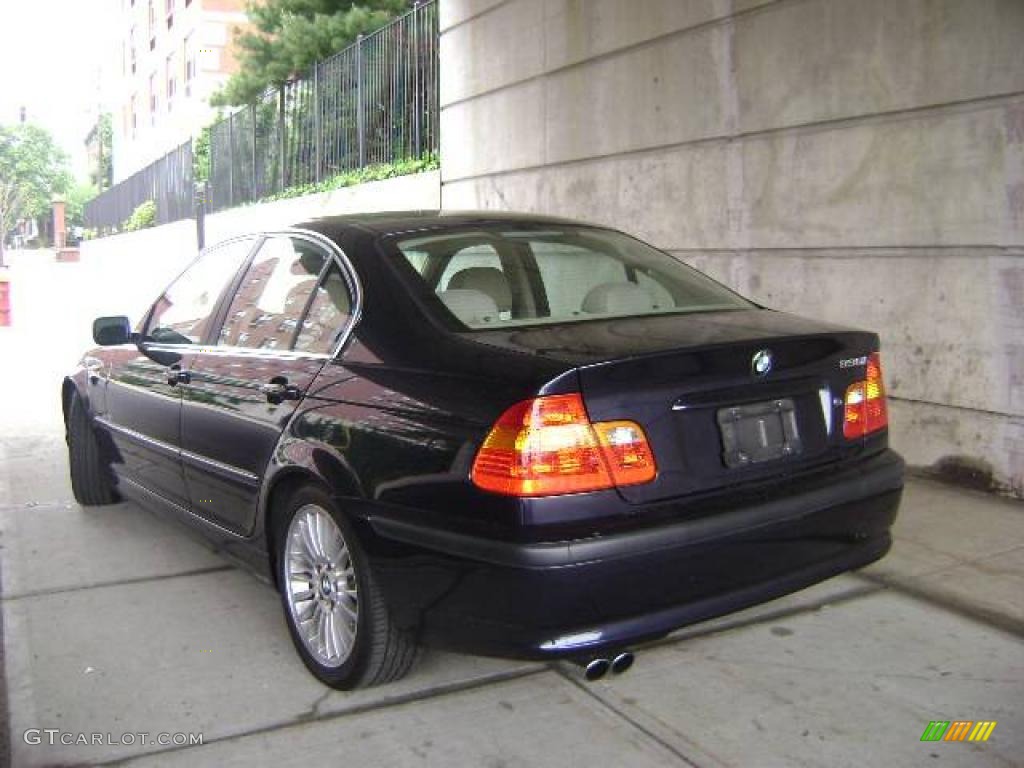 2003 3 Series 330i Sedan - Orient Blue Metallic / Sand photo #6