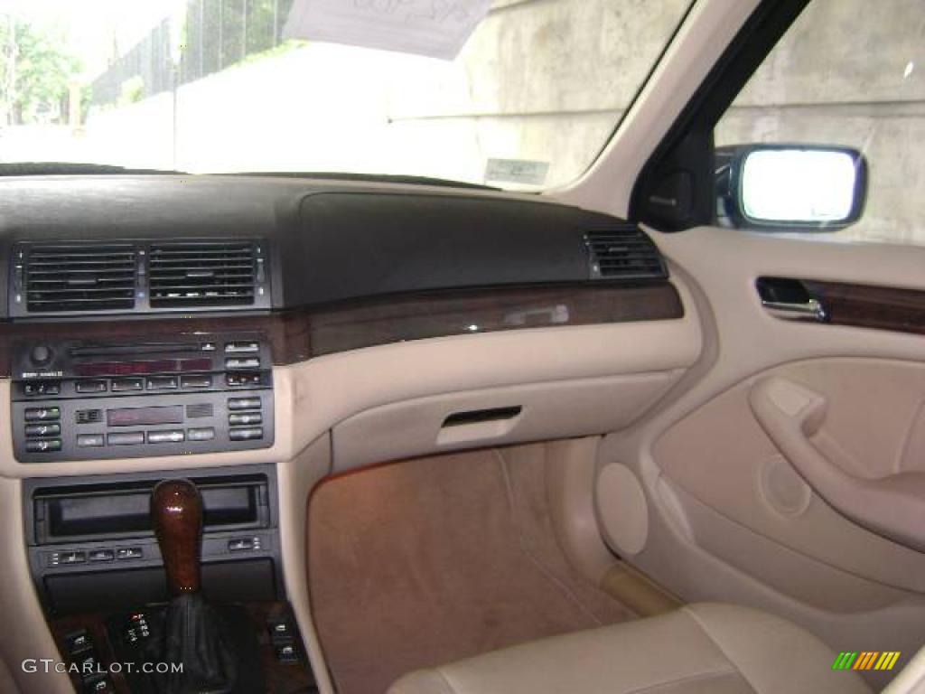 2003 3 Series 330i Sedan - Orient Blue Metallic / Sand photo #14