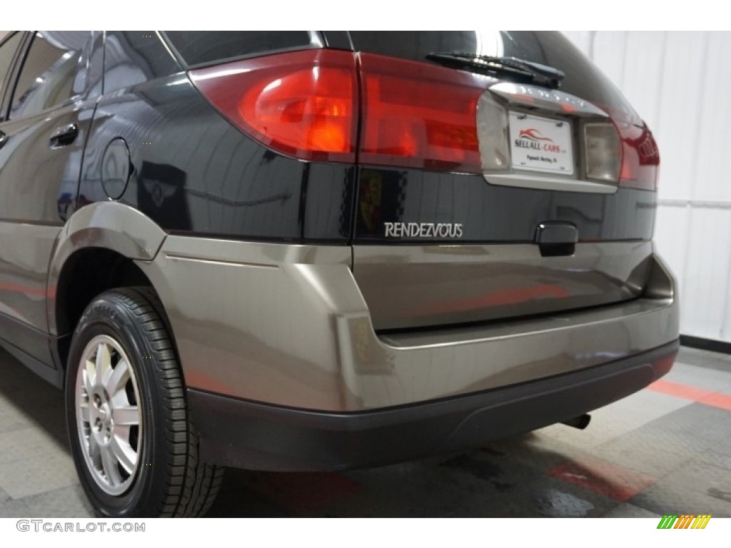2004 Rendezvous CXL - Black / Light Gray photo #63