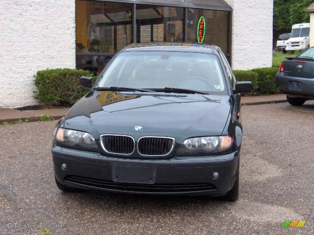 2003 3 Series 325xi Sedan - Oxford Green Metallic / Sand photo #2