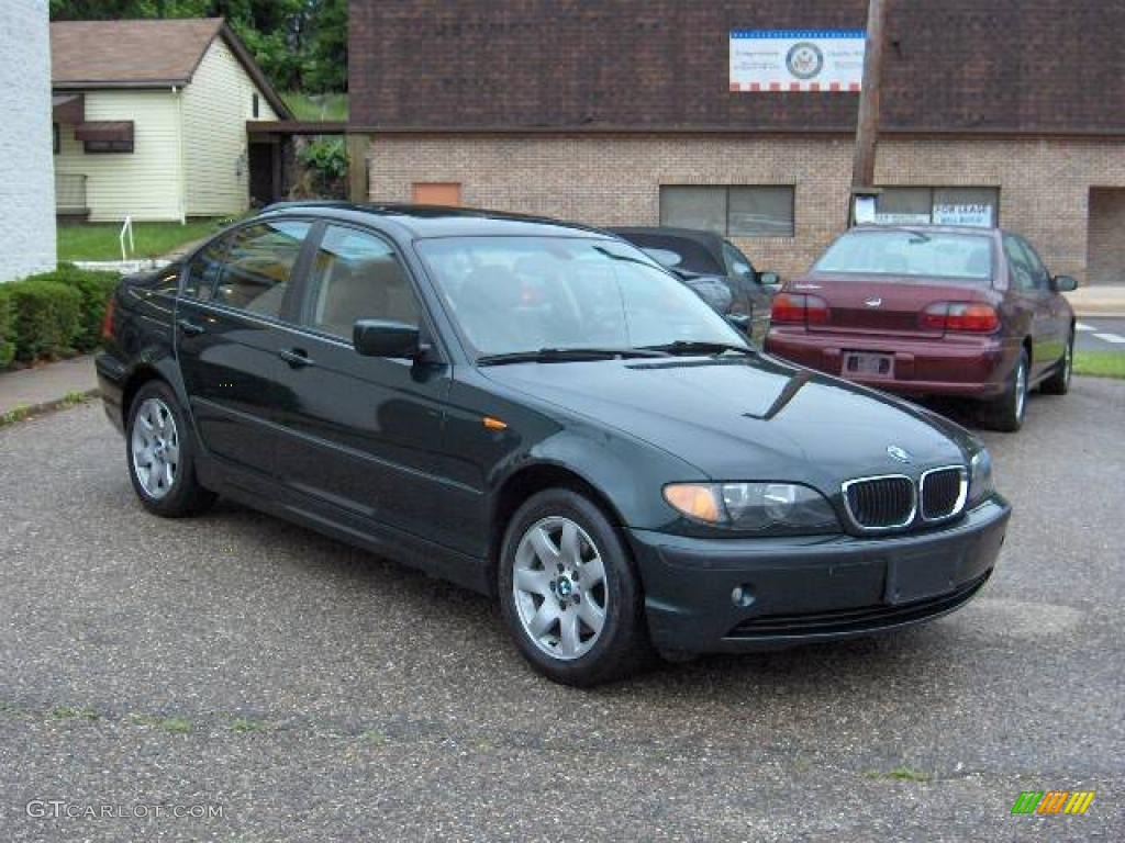 2003 3 Series 325xi Sedan - Oxford Green Metallic / Sand photo #5