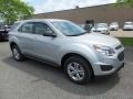 2016 Silver Ice Metallic Chevrolet Equinox LS AWD  photo #3