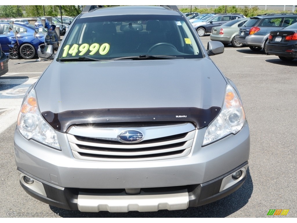 2011 Outback 2.5i Limited Wagon - Steel Silver Metallic / Off Black photo #2