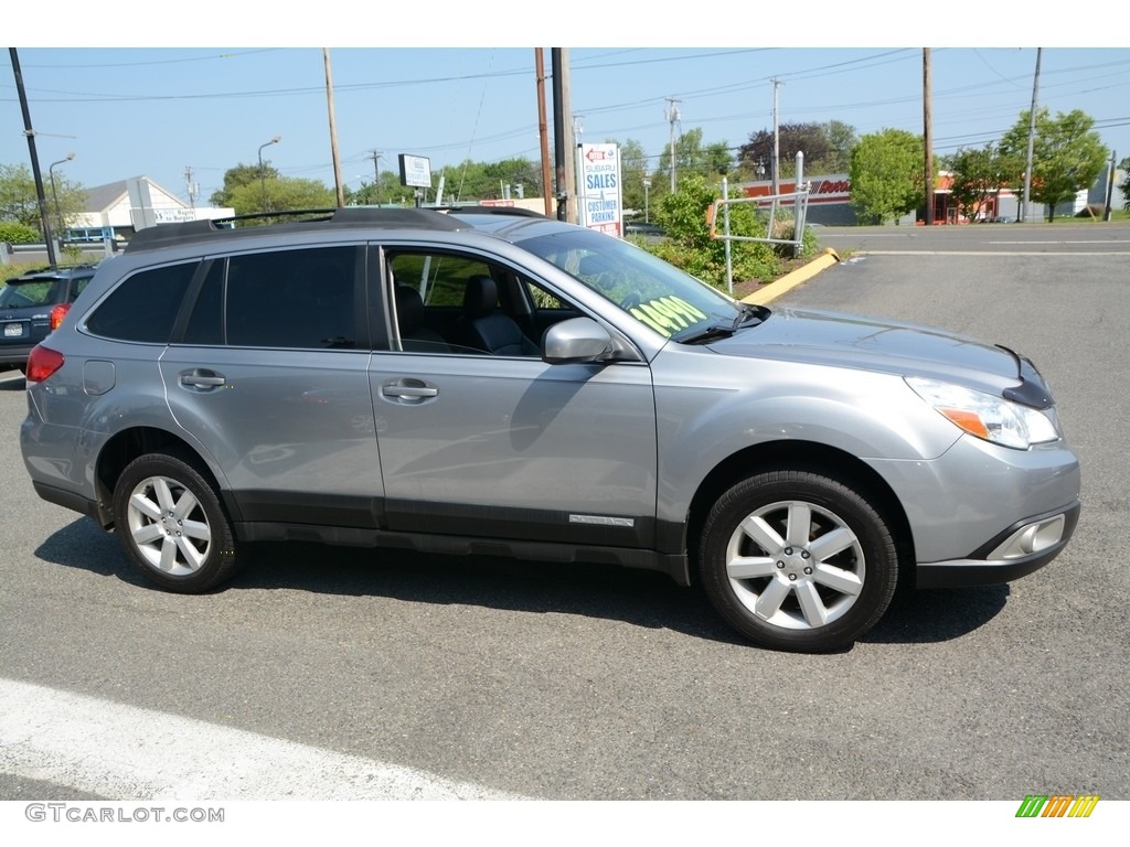 2011 Outback 2.5i Limited Wagon - Steel Silver Metallic / Off Black photo #4