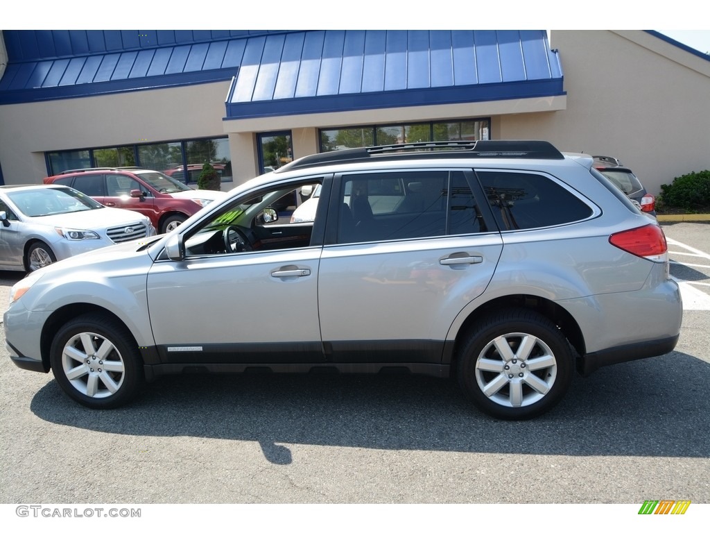 2011 Outback 2.5i Limited Wagon - Steel Silver Metallic / Off Black photo #11