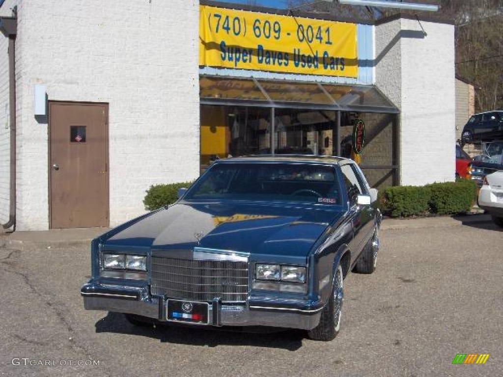 1985 Eldorado Biarritz Coupe - Light Royal Blue Metallic / Blue photo #4