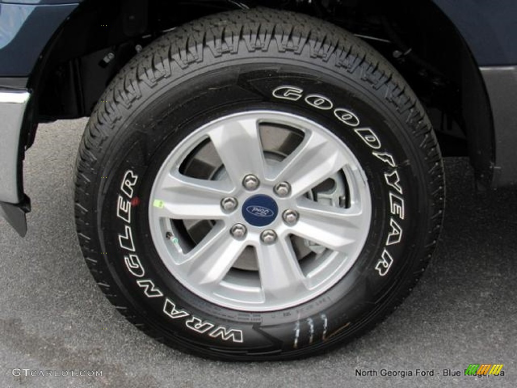 2016 F150 XLT Regular Cab 4x4 - Blue Jeans / Medium Earth Gray photo #9