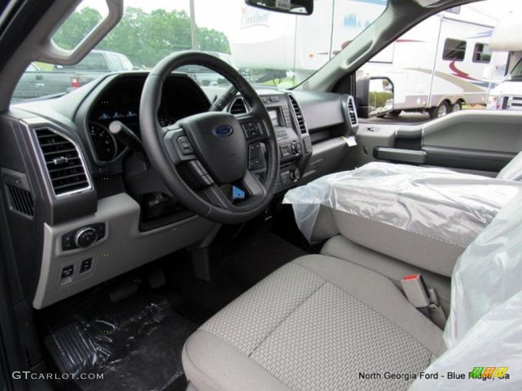 2016 F150 XLT Regular Cab 4x4 - Blue Jeans / Medium Earth Gray photo #12