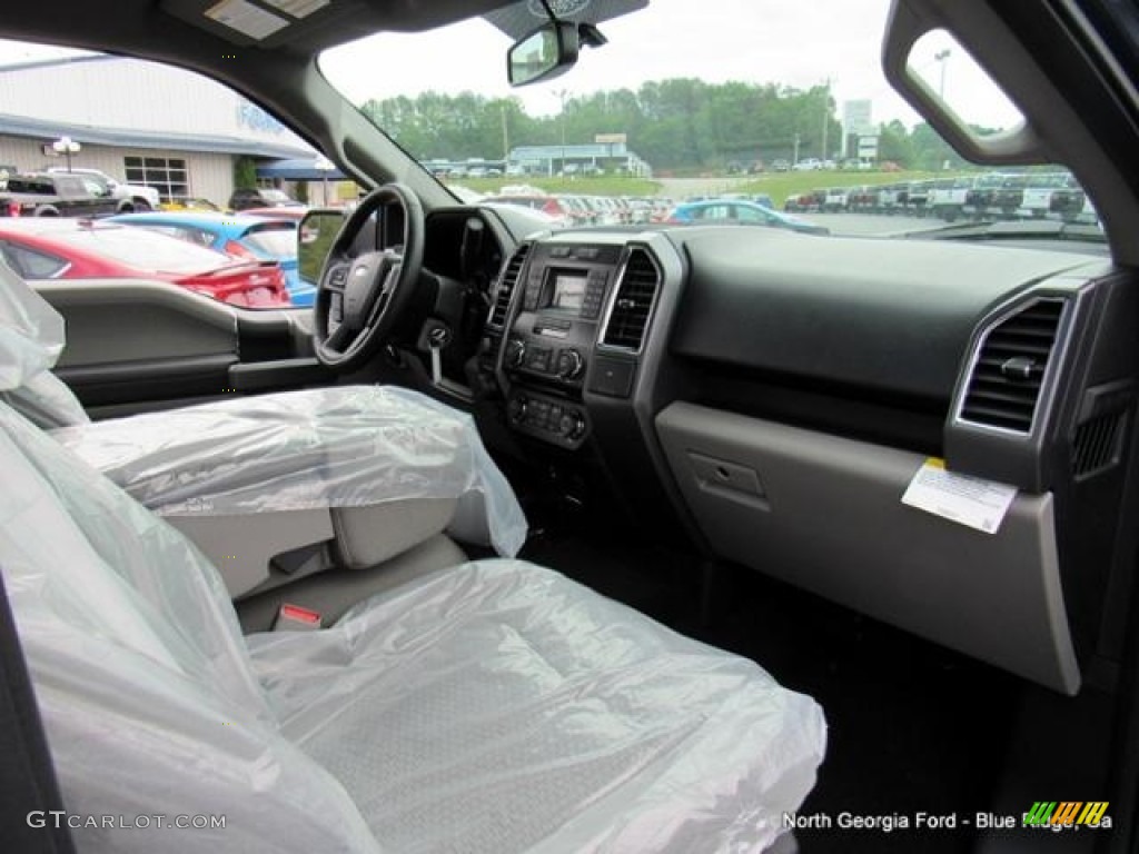 2016 F150 XLT Regular Cab 4x4 - Blue Jeans / Medium Earth Gray photo #14