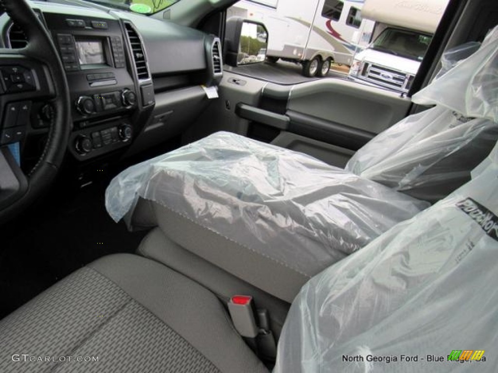 2016 F150 XLT Regular Cab 4x4 - Blue Jeans / Medium Earth Gray photo #27