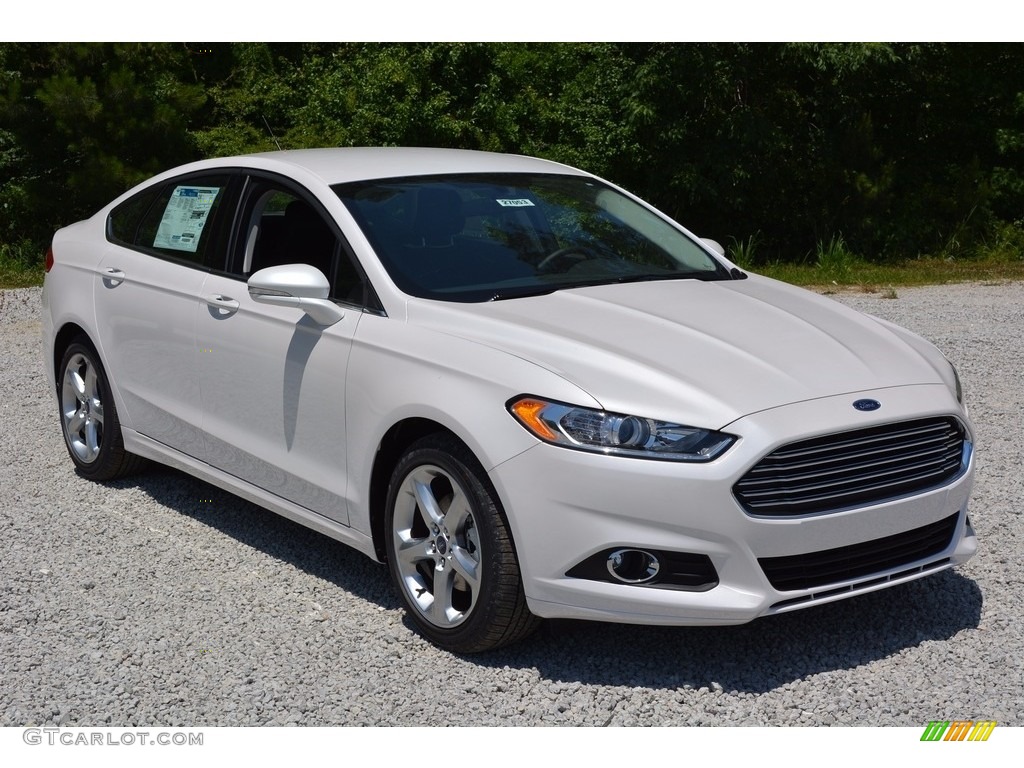 2016 Fusion SE - White Platinum Tri-Coat Metallic / Charcoal Black photo #1