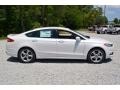 2016 White Platinum Tri-Coat Metallic Ford Fusion SE  photo #2