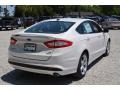 2016 White Platinum Tri-Coat Metallic Ford Fusion SE  photo #3