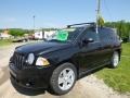 Brilliant Black Crystal Pearl 2008 Jeep Compass Sport 4x4