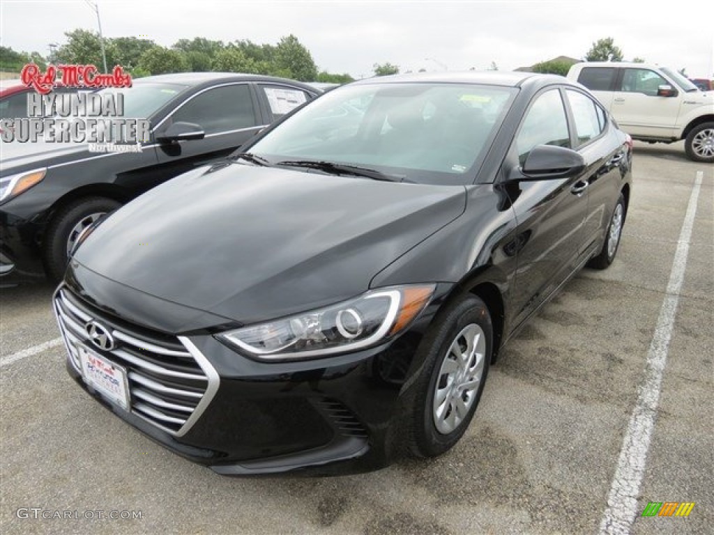 2017 Elantra SE - Black / Gray photo #1