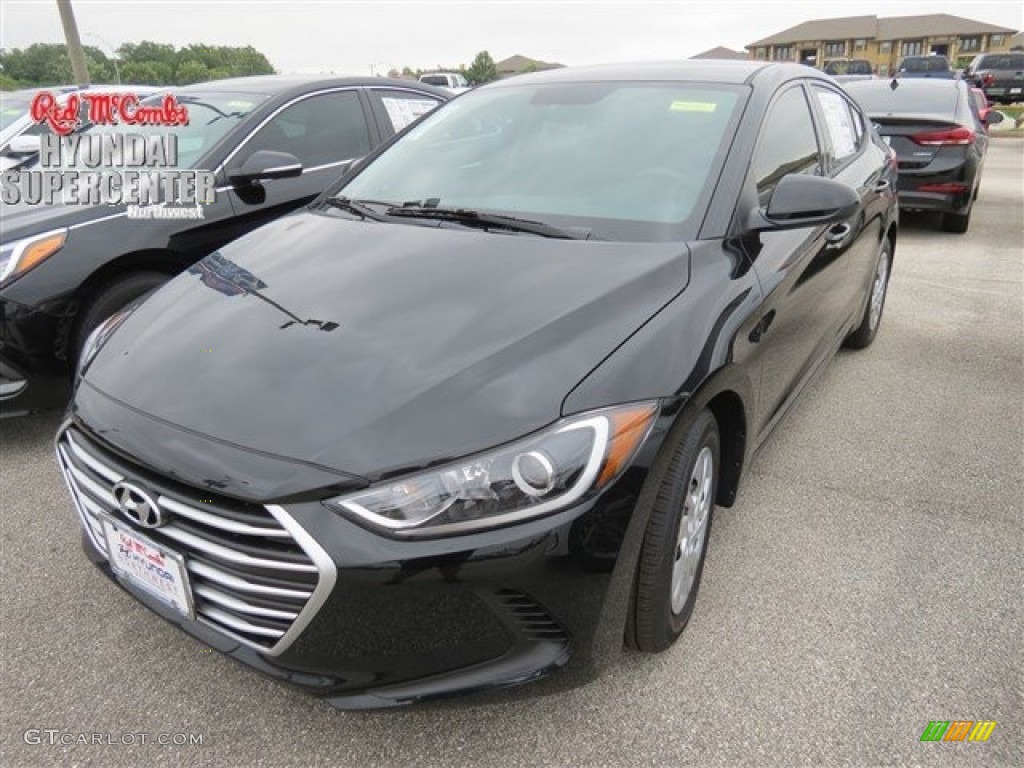 2017 Elantra SE - Black / Gray photo #1