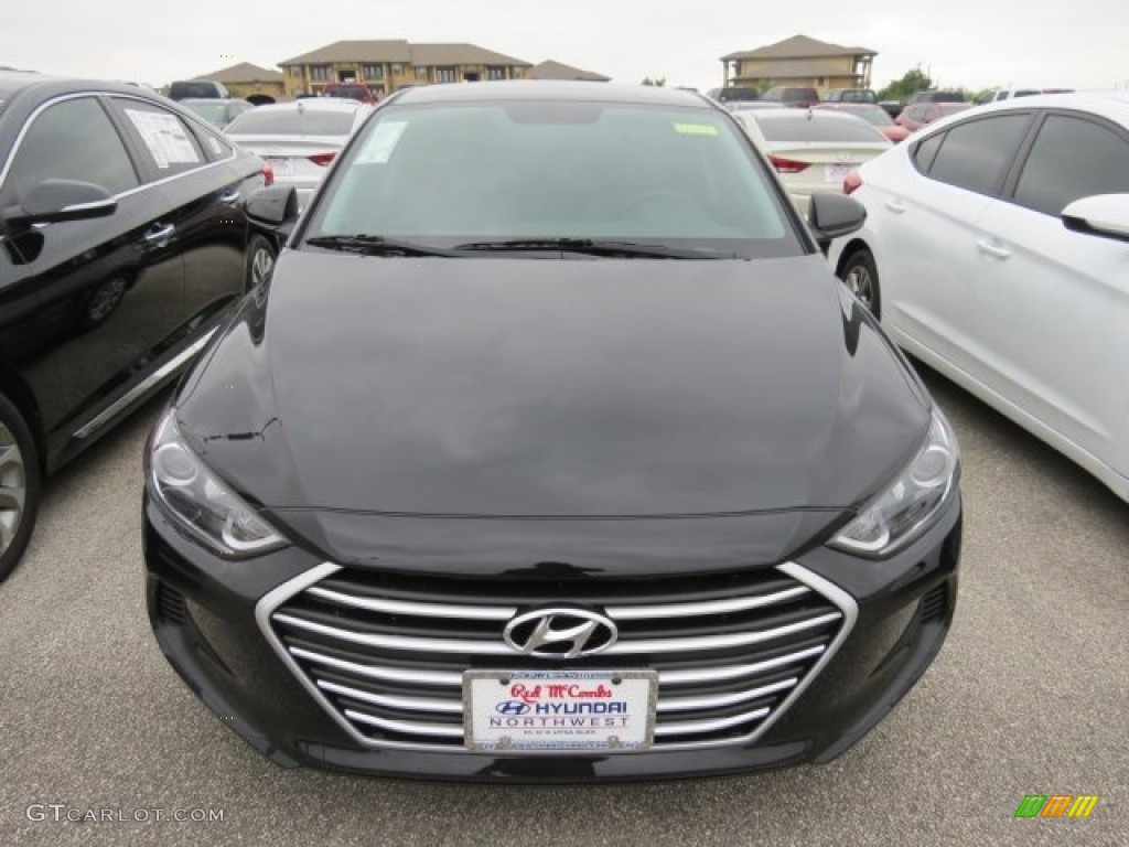 2017 Elantra SE - Black / Gray photo #2
