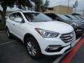2017 Pearl White Hyundai Santa Fe Sport 2.0T  photo #3
