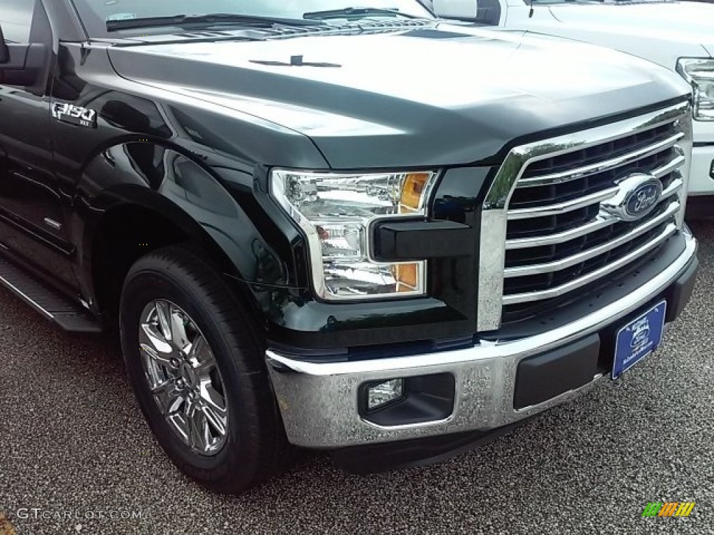 2016 F150 XLT SuperCrew - Green Gem / Medium Earth Gray photo #7
