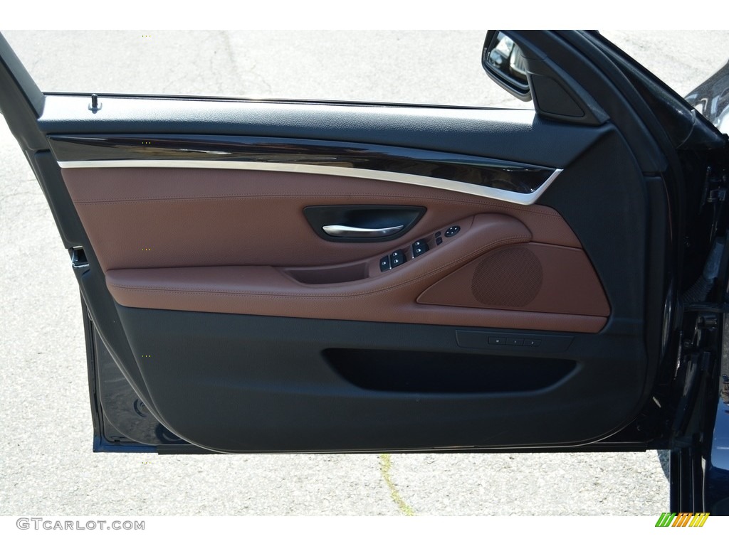 2013 5 Series 528i xDrive Sedan - Imperial Blue Metallic / Cinnamon Brown photo #9