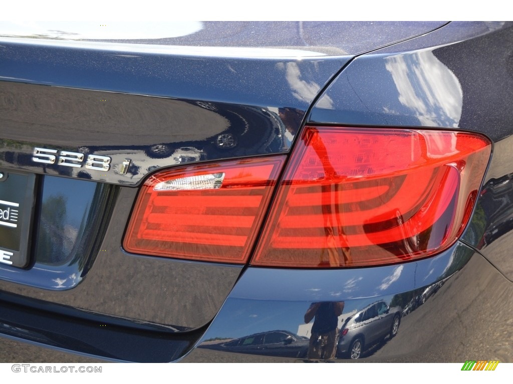 2013 5 Series 528i xDrive Sedan - Imperial Blue Metallic / Cinnamon Brown photo #23