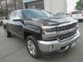 2016 Black Chevrolet Silverado 1500 LTZ Crew Cab 4x4  photo #1