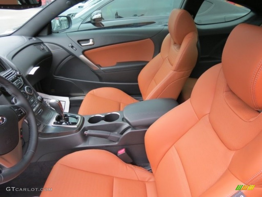 Tan Interior 2016 Hyundai Genesis Coupe 3.8 Ultimate Photo #113305661