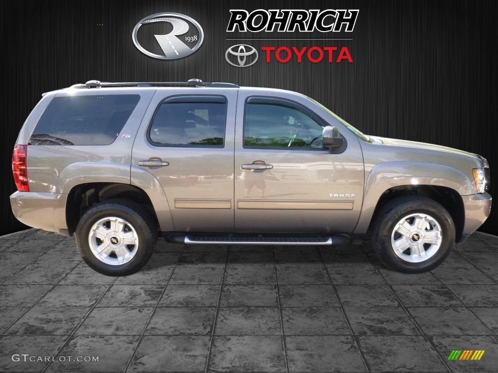 2012 Tahoe LT 4x4 - Graystone Metallic / Light Cashmere/Dark Cashmere photo #2