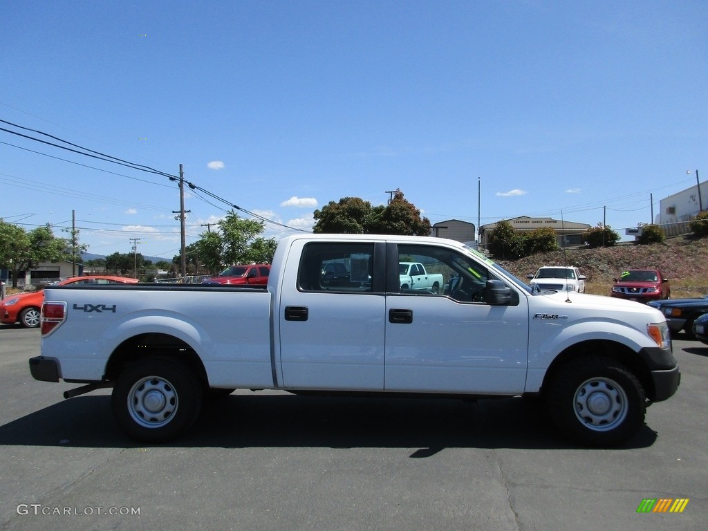 2010 F150 XL SuperCrew 4x4 - Oxford White / Medium Stone photo #8