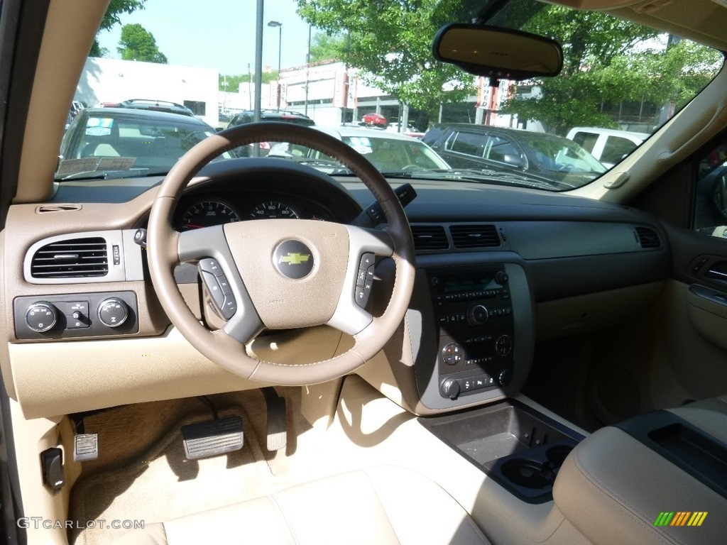 2012 Tahoe LT 4x4 - Graystone Metallic / Light Cashmere/Dark Cashmere photo #7