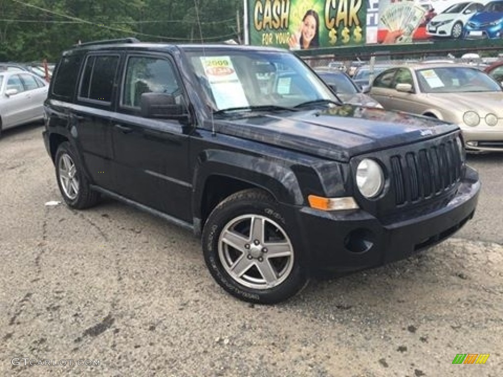 2008 Brilliant Black Crystal Pearl Jeep Patriot Sport 4x4