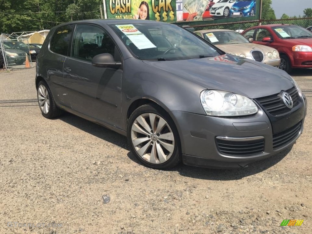 2009 Rabbit 2 Door - United Grey Metallic / Anthracite photo #1