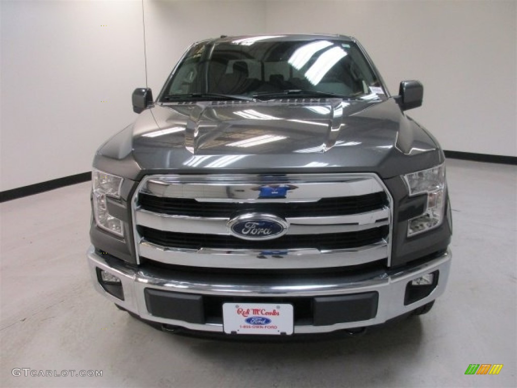 2016 F150 Lariat SuperCrew 4x4 - Magnetic / Black photo #2