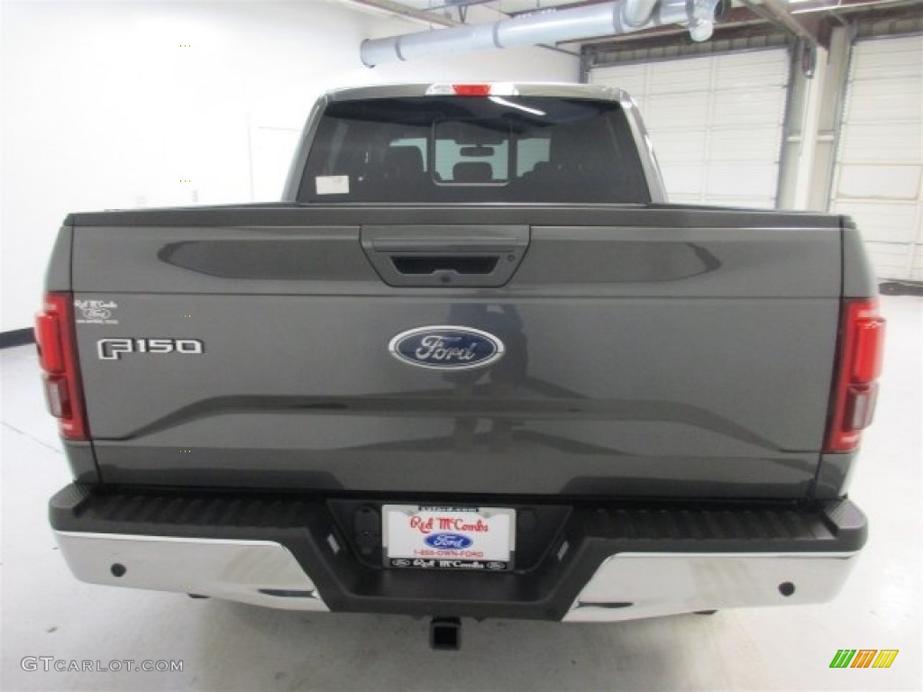 2016 F150 Lariat SuperCrew 4x4 - Magnetic / Black photo #6