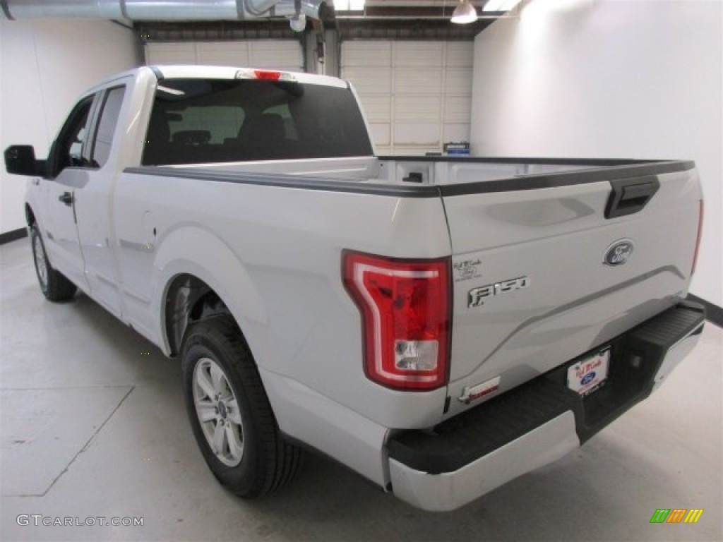 2016 F150 XLT SuperCab - Ingot Silver / Medium Earth Gray photo #5