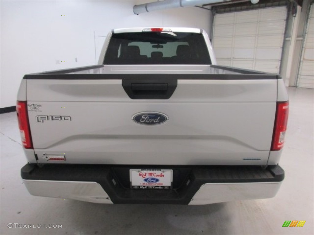 2016 F150 XLT SuperCab - Ingot Silver / Medium Earth Gray photo #6