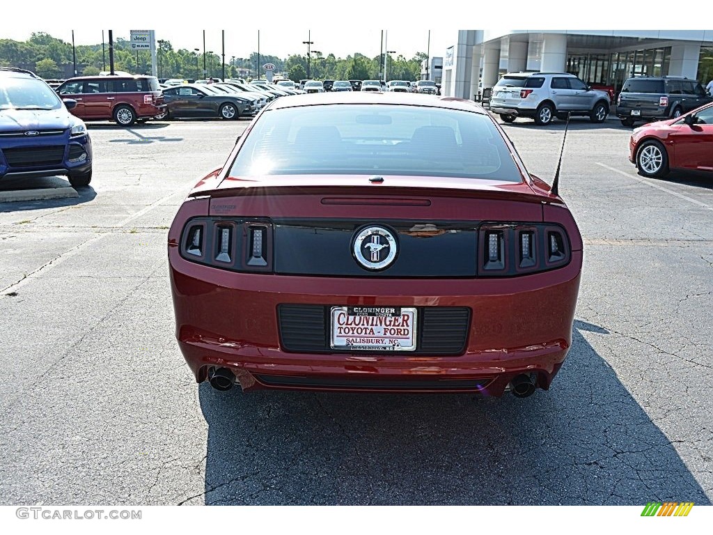 2014 Mustang V6 Premium Coupe - Race Red / Charcoal Black photo #4