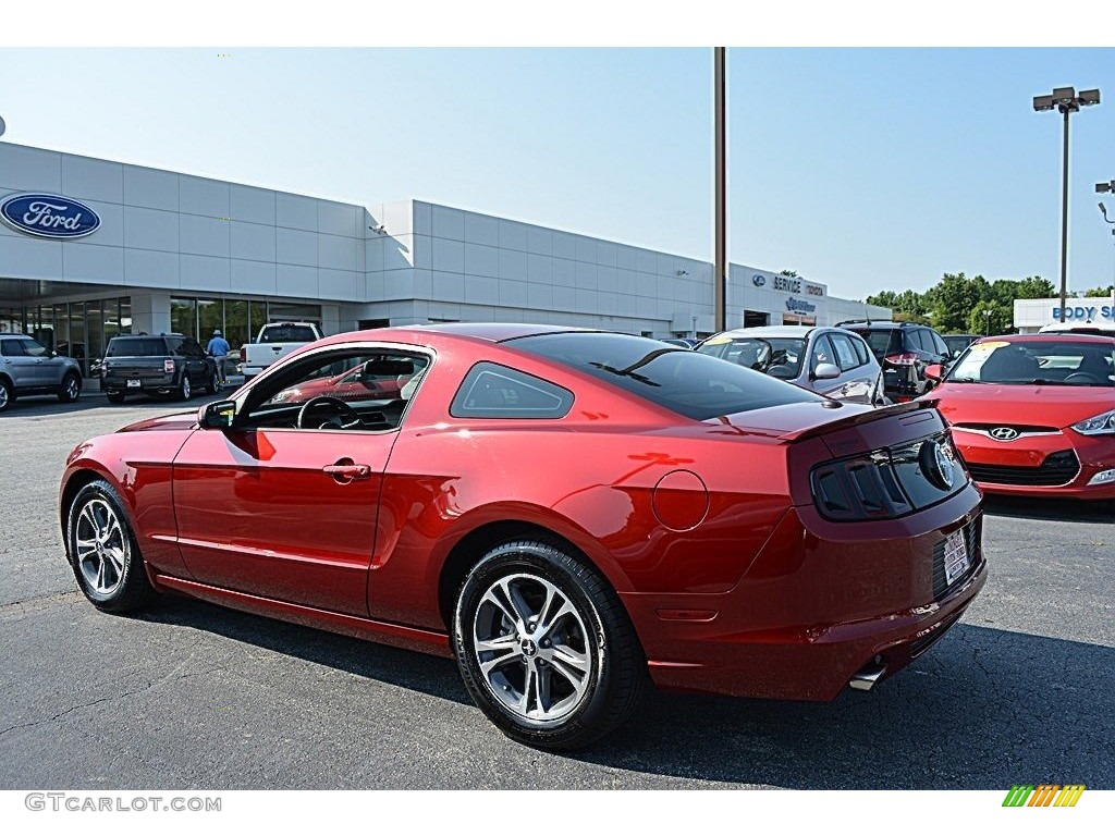 2014 Mustang V6 Premium Coupe - Race Red / Charcoal Black photo #5