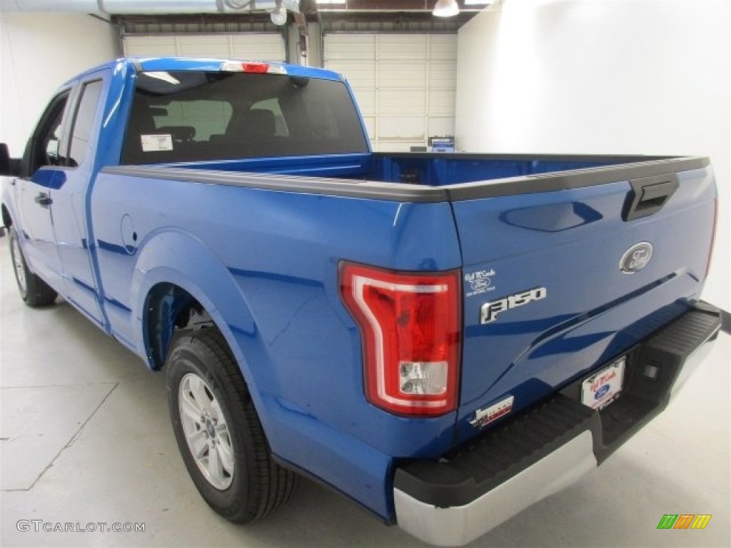 2016 F150 XLT SuperCab - Blue Flame / Medium Earth Gray photo #5