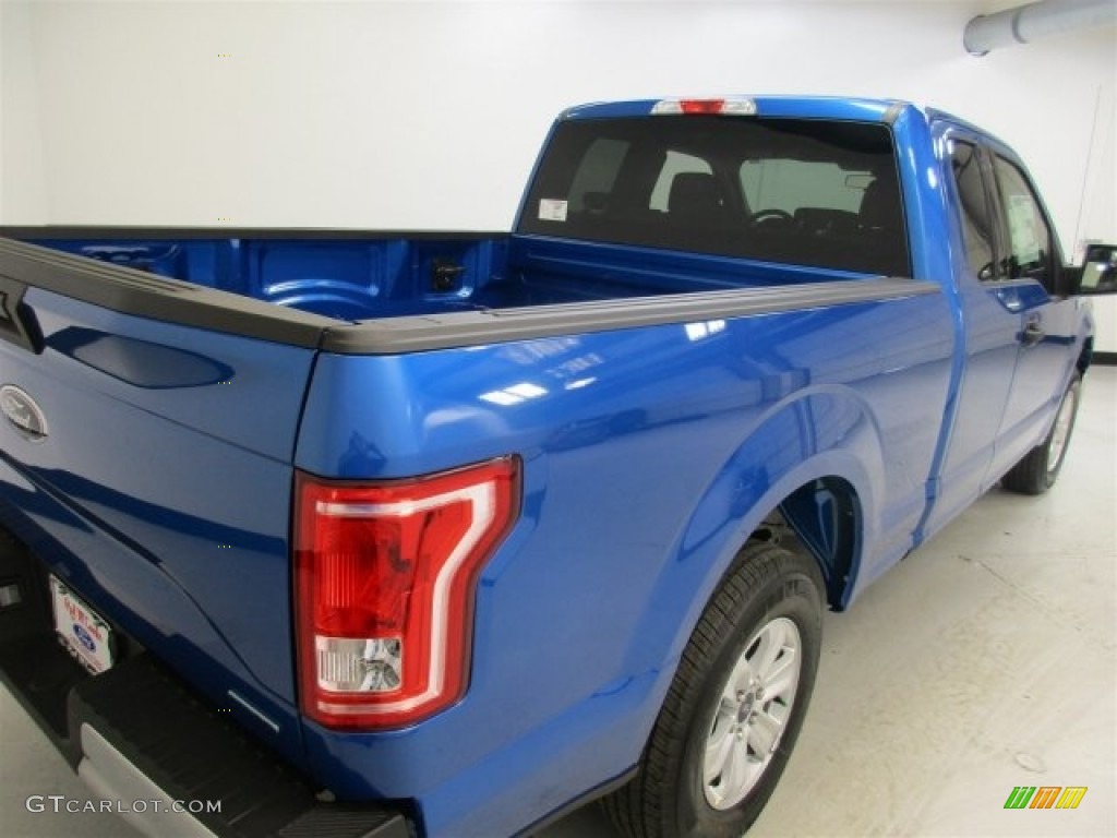 2016 F150 XLT SuperCab - Blue Flame / Medium Earth Gray photo #7